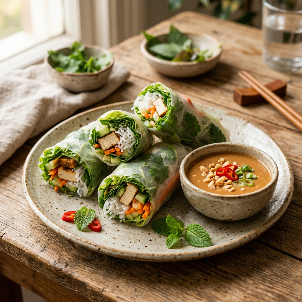 Gỏi Cuốn Chay TRẦM